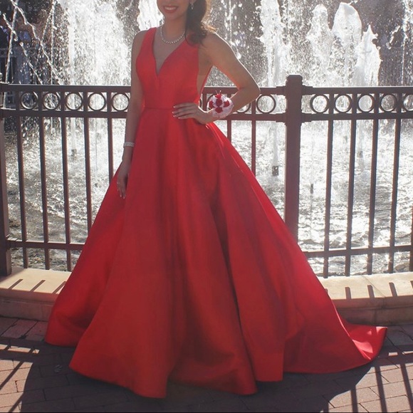 Red Prom Dress - Picture 2 of 2